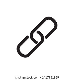 chain link icon logo vector design template