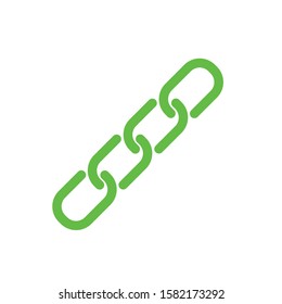 Chain link icon on eps 10 with a white background
