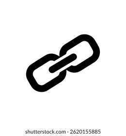 Chain Link Icon Representing Network Connection Strength