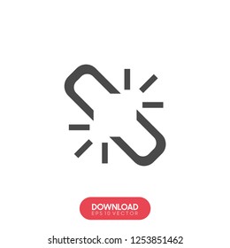 Chain, link icon vector