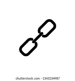 Chain, link icon vector
