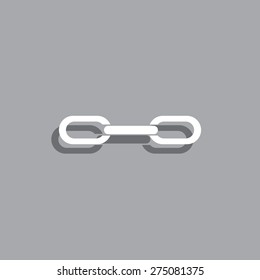 Chain, link icon vector