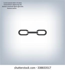 Chain, link icon vector