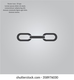 Chain, link icon vector