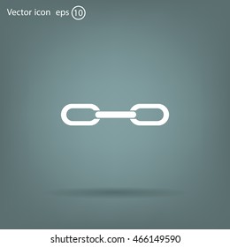 Chain, link icon vector