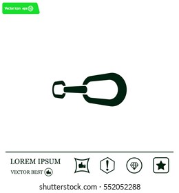 Chain, link icon vector