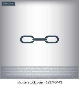 Chain, link icon vector