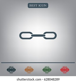 Chain, link icon vector