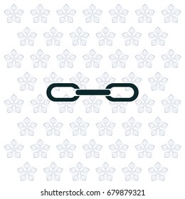 Chain, link icon vector