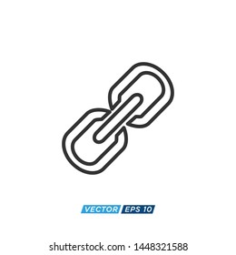 Chain Link Icon Vector Design Illustration 