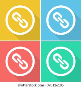 Chain, link icon. Vector EPS10, Great for any use.