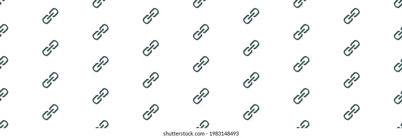 Chain, link icon vector. Link icon. Hyperlink chain symbol. Chain vector symbol. Link icon isolated. Vector illustration