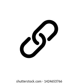 Chain link icon vector Illustration