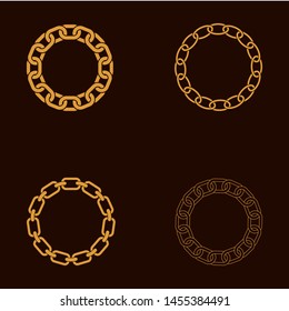 Chain link icon vector illustration design