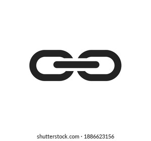 Ilustración del vector de icono de enlace de cadena