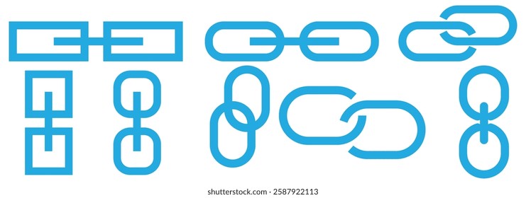 Chain, link icon vector. Link icon, internet url symbol connect button