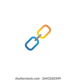 chain link icon vector logo template