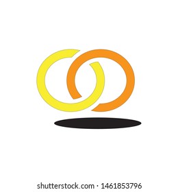 chain link logo vector illustration