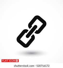 chain link metal icon vector