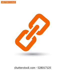 chain link metal icon vector