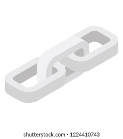 
Chain link is symbol of seo backlink
