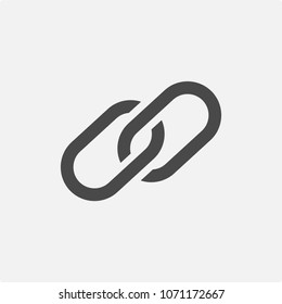 Chain Link Vector Icon Stock Vector (Royalty Free) 1071172667 ...