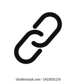 Chain link vector icon in modern design style for web site and mobile app