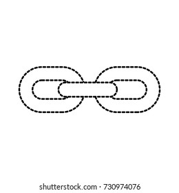 chain links connection strong hyperllink icon business concept