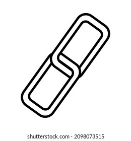 Chain links icon. Technology sign. Hyperlink symbol. Flat design. Protection element. Vector illustration. Stock image. EPS 10.