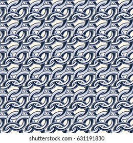 Chain links seamless pattern