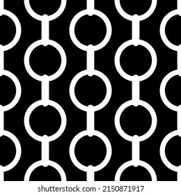 Chain links seamless pattern. Vector stock illustration eps10. 