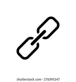Chain links symbol icon vector illustration eps10 on white background