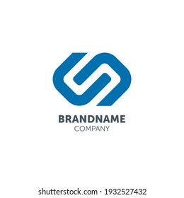 Chain Logo Design With Geometry