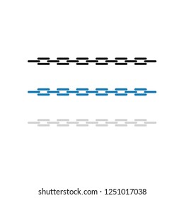 Chain logo graphic design template vector
