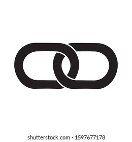 chain logo stock illustration design
