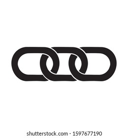 chain logo stock illustration design