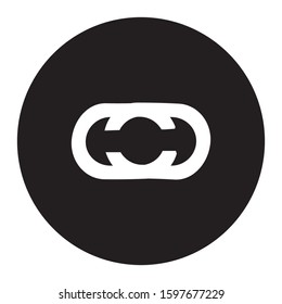 chain logo stock illustration design