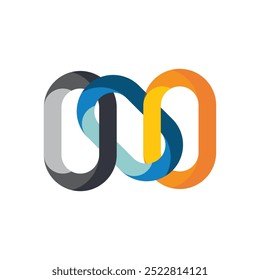 Chain Logo Vector Icon Template Illustration