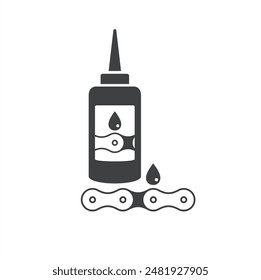 chain lube, maintenance of bicycle chains and motorbike chains.