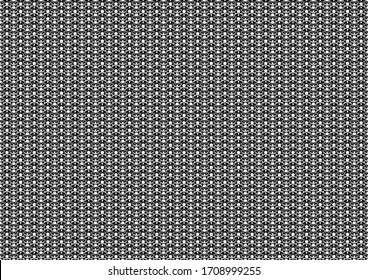 Chain mail medieval seamless pattern on white background. Metal chain armor texture. Steel rings, silver chainmail vector repetitive illustration