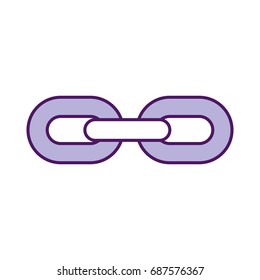chain metal isolated icon