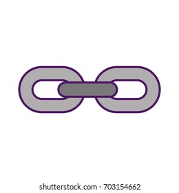 chain metal isolated icon