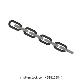 chain metal isolated icon vector illustration design