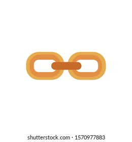 chain metal link isolated icon vector illustration design