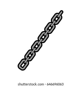 chain metalic isolated icon