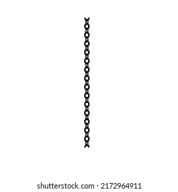 ilustración de un vector de collar de cadena o cadena