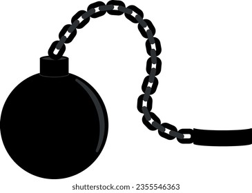 chain - object, icon, link - chain part, connection, attached, vector, strength, security