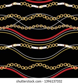 chain pattern, belt pattern, background