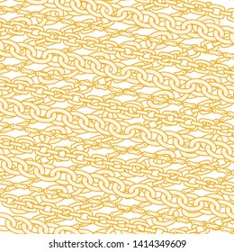 Chain pattern for decorative design. Decorative stripe background. Fashion print hand drawn texture. Vector illustration