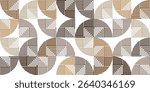chain pattern geometric fabric design